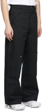 Spencer Badu Black Chino Cargo Pants