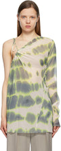 Sportmax Green Silk Kim Long Sleeve T-Shirt - T-shirt à manches longues SPORTMAX Green Silk Kim - Sportmax 녹색 실크 김 긴 소매 티셔츠