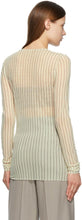 Sportmax Off-White Mesh Striped Tempra Shirt