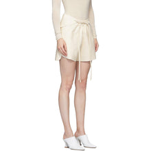 Sportmax White Nappa Urubu Shorts