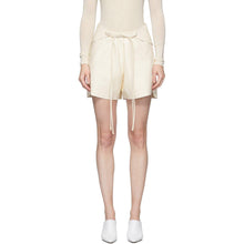 Sportmax White Nappa Urubu Shorts