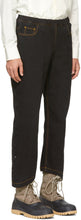 St-Henri SSENSE Exclusive Black Rock Elastic Jeans