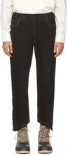 St-Henri SSENSE Exclusive Black Rock Elastic Jeans - ST-Henri Ssense EXCLUSIVE NOIR ROCK JEAN ÉLASTIQUE - St-Henri Ssense 독점적 인 검은 암석 탄성 청바지