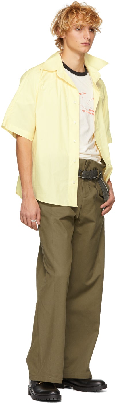 St-Henri SSENSE Exclusive Yellow Western Ballad Shirt