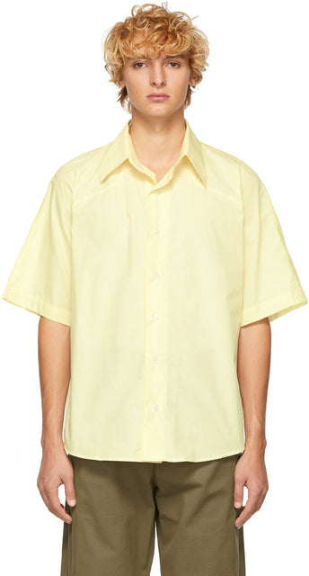 St-Henri SSENSE Exclusive Yellow Western Ballad Shirt - ST-Henri SSENSE SSEEN OLLE WESTERN WESTERN WESTERN BALLAD Shirt - St-Henri Ssense 독점적 인 노란색 서양 발라드 셔츠