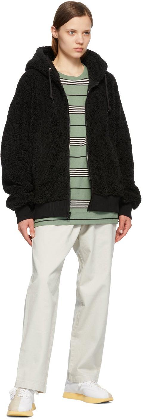 StÃ¼ssy Green Stripe Asher Long Sleeve T-Shirt