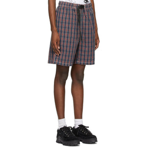 StÃ¼ssy Navy Brushed Cotton Mountain Shorts