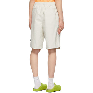 StÃ¼ssy Off-White Brushed Beach Shorts