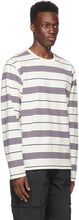 StÃ¼ssy White Stripe Asher Long Sleeve T-Shirt