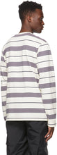 StÃ¼ssy White Stripe Asher Long Sleeve T-Shirt