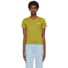 StÃ¼ssy Yellow Syla T-Shirt - T-shirt Syla Jaune STÜSSY - Strãńssy 노란색 실라 티셔츠