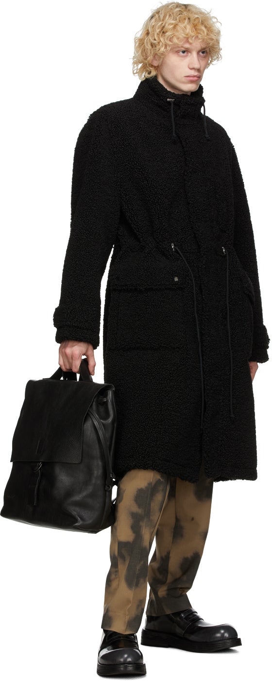 Stand Studio Black Brendan Coat
