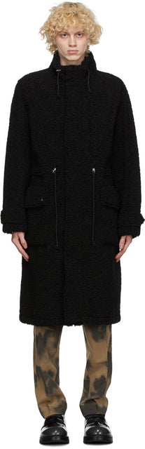 Stand Studio Black Brendan Coat - STUY STUDIO Noir BRENDAN COUTEAU - 스탠드 스튜디오 블랙 브렌 팡 코트