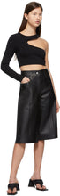 Stand Studio Black Leather Fenella Shorts