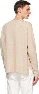 Stella McCartney Beige Shared Regenerated Cashmere Sweater
