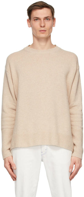 Stella McCartney Beige Shared Regenerated Cashmere Sweater - Pull de cachemire régénéré partagé Stella McCartney Beige - Stella McCartney Beige는 재생 된 캐시미어 스웨터를 공유했습니다