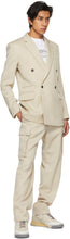 Stella McCartney Beige Shared Wool Cargo Pants