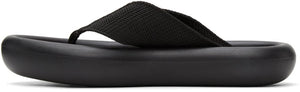 Stella McCartney Black Air Slide Sandals