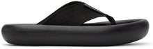 Stella McCartney Black Air Slide Sandals - Sandales à glissière d'air noir Stella McCartney - Stella McCartney 블랙 에어 슬라이드 샌들