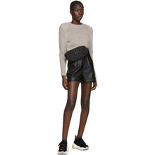 Stella McCartney Black Alter Leather Shorts - Stella McCartney Black Alter Short en cuir - Stella McCartney Black Alter Leather Shorts