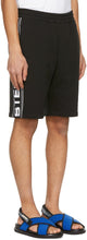Stella McCartney Black Shared Fleece '23 OBS' Shorts