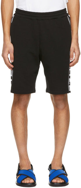 Stella McCartney Black Shared Fleece '23 OBS' Shorts - Stella McCartney Black Molleton partagé '23 OBS 'Short - Stella McCartney Black Shared Fleece '23 OBS '반바지