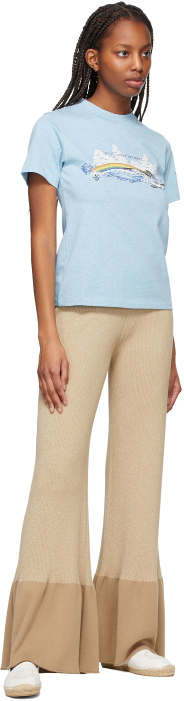 Stella McCartney Blue Rainbow Dolphin T-Shirt