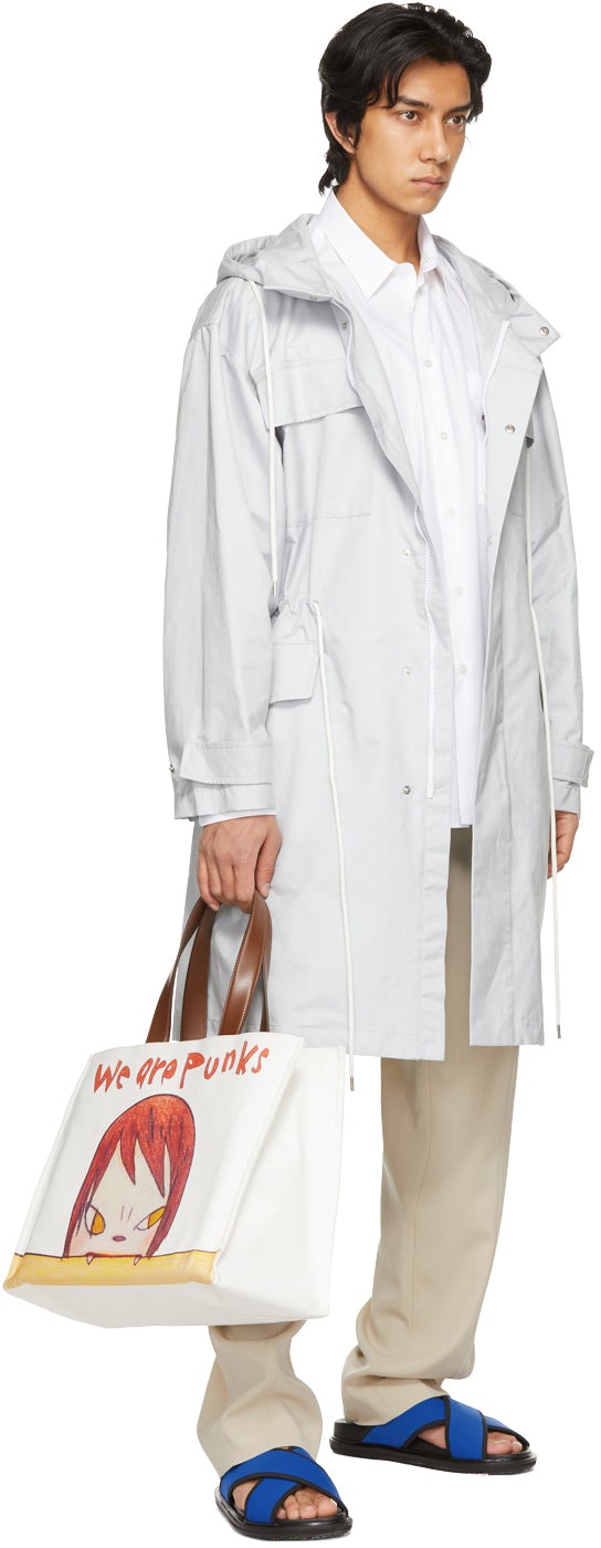 Stella McCartney Blue Shared Robin Trench Coat