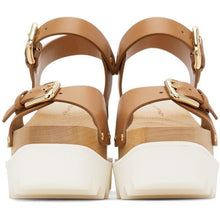 Stella McCartney Brown Faux-Leather Elyse Sandals