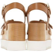 Stella McCartney Brown Faux-Leather Elyse Sandals