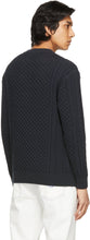 Stella McCartney Navy Shared Aran Stitch Sweater