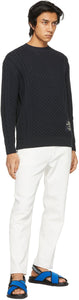 Stella McCartney Navy Shared Aran Stitch Sweater