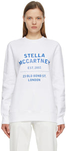 Stella McCartney White '23 Old Bond Street' Sweatshirt - Sweat-shirt Stella McCartney White '23 Ancienne Street Old Bond ' - Stella McCartney 화이트 '23 Old Bond Street '스웨터