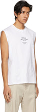 Stella McCartney White Shared 'OBS 23' Sleeveless T-Shirt