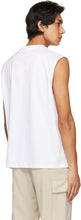 Stella McCartney White Shared 'OBS 23' Sleeveless T-Shirt