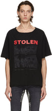 Stolen Girlfriends Club Black Isolation T-Shirt - T-shirt d'isolement noir des copines volées - 도난 된 여자 친구 클럽 검은 격리 티셔츠