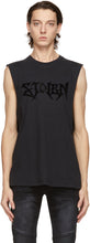 Stolen Girlfriends Club Grey Pogues Sleeveless T-Shirt - T-shirt sans manches du club de club de club volé - 도난 된 여자 친구 클럽 그레이 포고 민소매 티셔츠