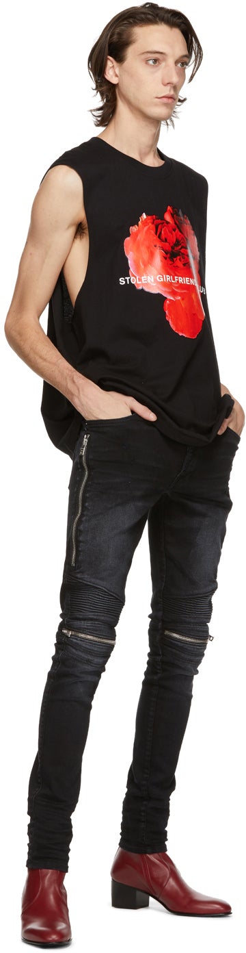 Stolen Girlfriends Club Red Rose Razor Tank Top