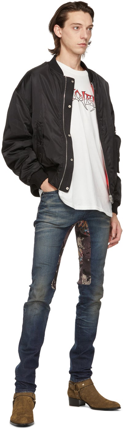 Stolen Girlfriends Club Reversible Black Stolen Bomber Jacket