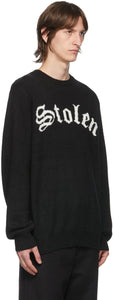 Stolen Girlfriends Club SSENSE Exclusive Black Arch Gothic Sweater