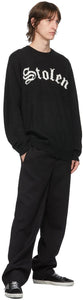 Stolen Girlfriends Club SSENSE Exclusive Black Arch Gothic Sweater