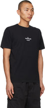 Stone Island Black 'Archivio' Project Logo T-Shirt