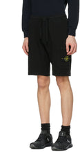 Stone Island Black Bermuda Cargo Shorts