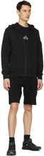 Stone Island Black Bermuda Cargo Shorts