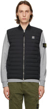 Stone Island Black Down Chambers TC Vest - Stone Island Black Down Chambers TC Gilet - 스톤 아일랜드 블랙 다운 챔버 TC 조끼