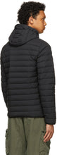 Stone Island Black Down Loom Woven Chambers Jacket