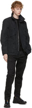 Stone Island Black Micro Reps Coat