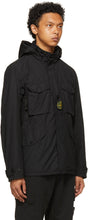 Stone Island Black Naslan Light Watro Field Coat
