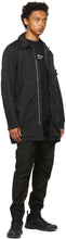 Stone Island Black Nylon Batavia-TC Trench Coat