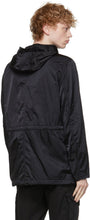 Stone Island Black Nylon Raso-TC Coat